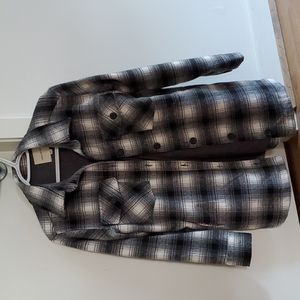 Black and white shacket